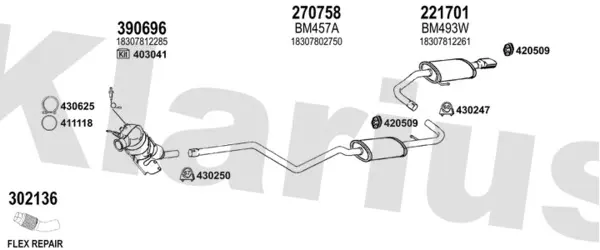 Изпускателна система KLARIUS             