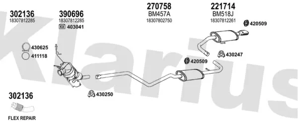 Изпускателна система KLARIUS             