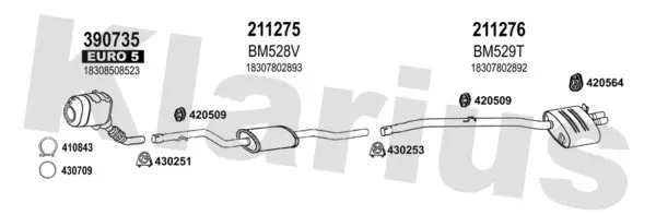 Изпускателна система KLARIUS             