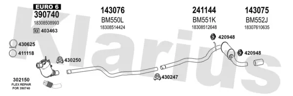 Изпускателна система KLARIUS             
