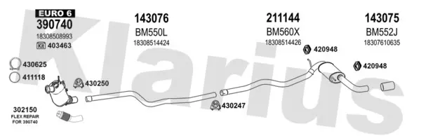Изпускателна система KLARIUS             