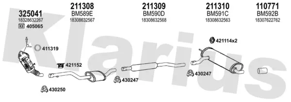 Изпускателна система KLARIUS             