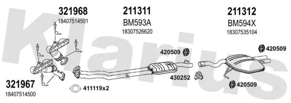 Изпускателна система KLARIUS             