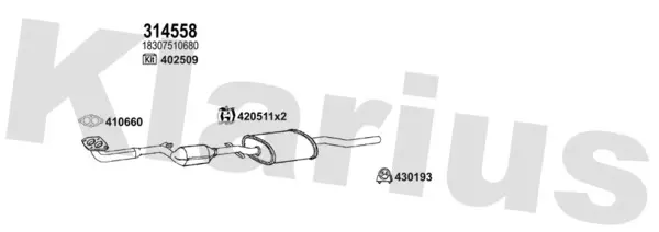 Изпускателна система KLARIUS             