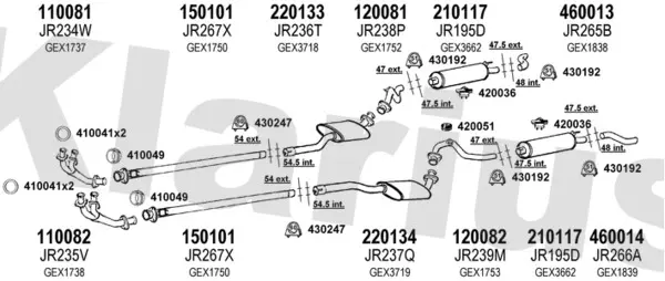 Изпускателна система KLARIUS             