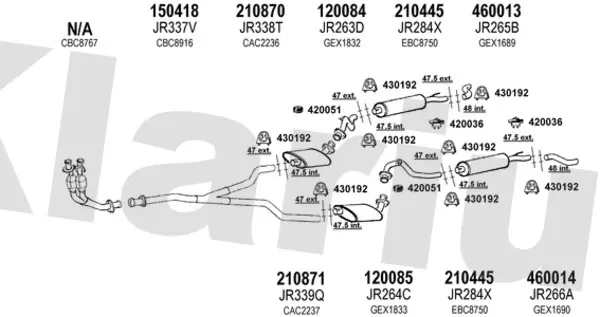 Изпускателна система KLARIUS             