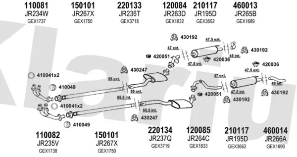 Изпускателна система KLARIUS             