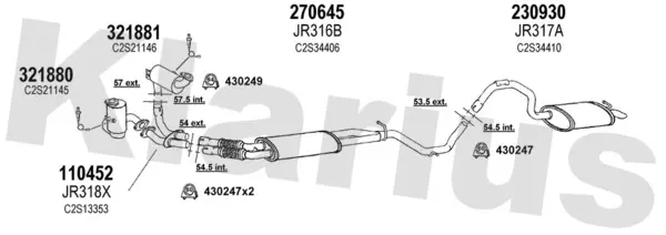 Изпускателна система KLARIUS             