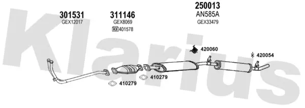 Изпускателна система KLARIUS             