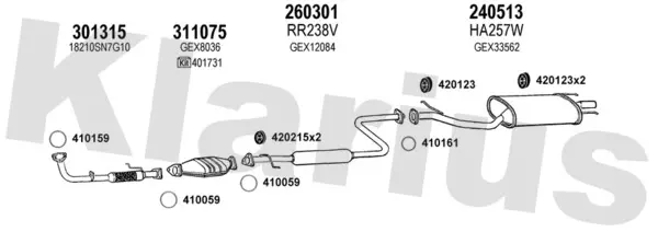 Изпускателна система KLARIUS             