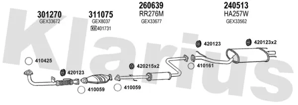 Изпускателна система KLARIUS             