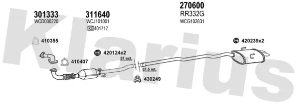 Изпускателна система KLARIUS             