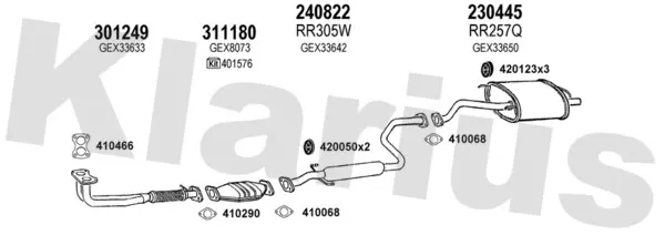 Изпускателна система KLARIUS             