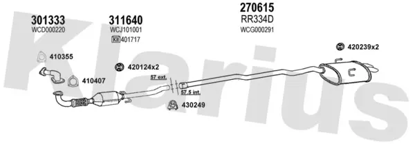 Изпускателна система KLARIUS             