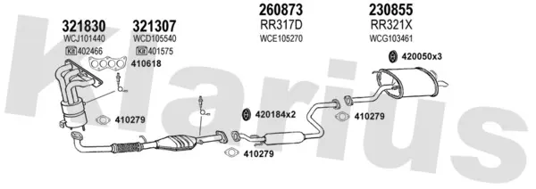 Изпускателна система KLARIUS             