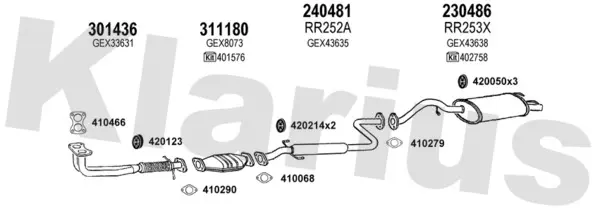 Изпускателна система KLARIUS             