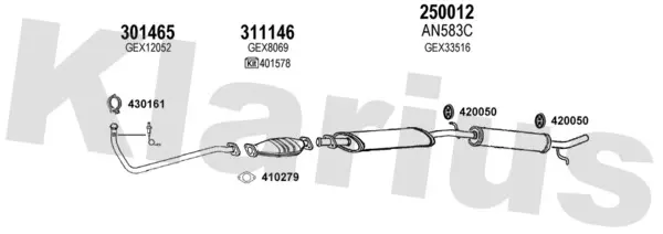 Изпускателна система KLARIUS             