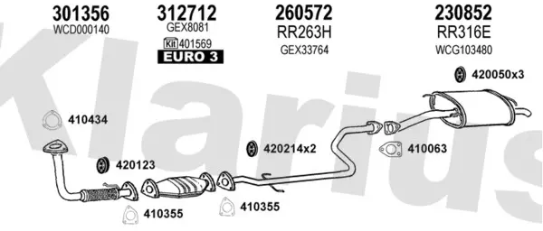 Изпускателна система KLARIUS             
