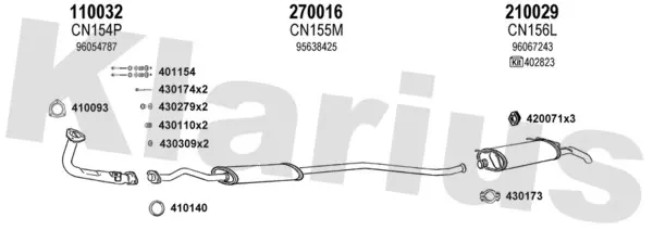 Изпускателна система KLARIUS             