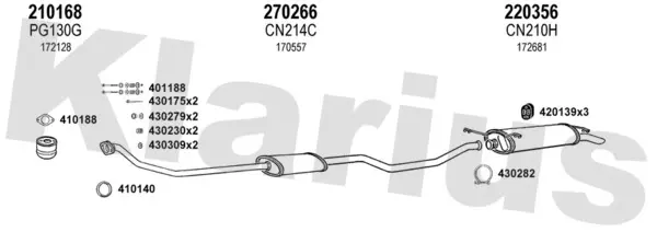 Изпускателна система KLARIUS             