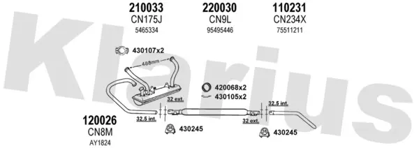 Изпускателна система KLARIUS             