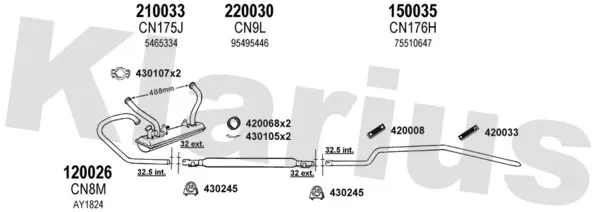 Изпускателна система KLARIUS             