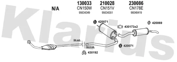 Изпускателна система KLARIUS             