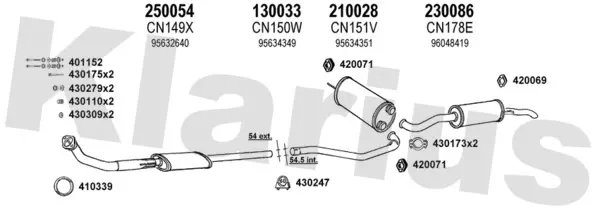 Изпускателна система KLARIUS             