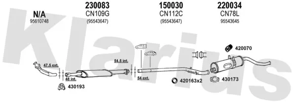 Изпускателна система KLARIUS             