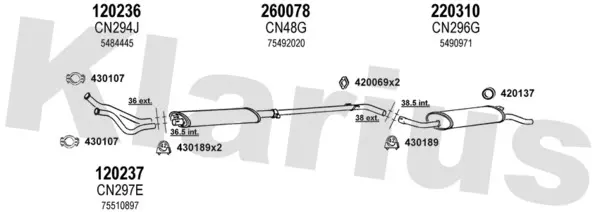 Изпускателна система KLARIUS             