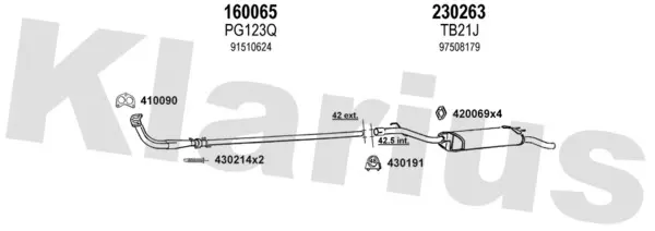 Изпускателна система KLARIUS             