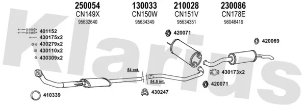 Изпускателна система KLARIUS             