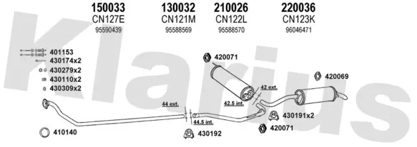 Изпускателна система KLARIUS             