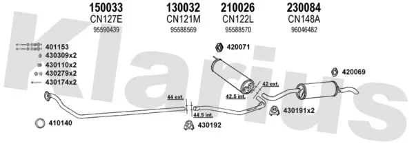 Изпускателна система KLARIUS             
