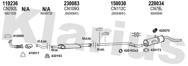 Изпускателна система KLARIUS             