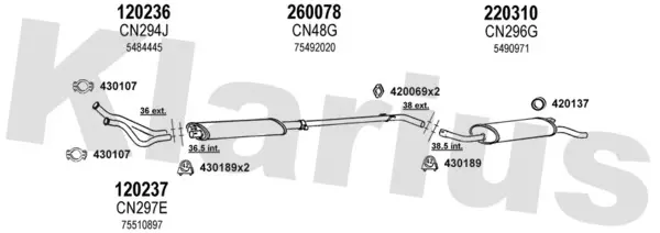 Изпускателна система KLARIUS             