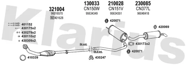 Изпускателна система KLARIUS             