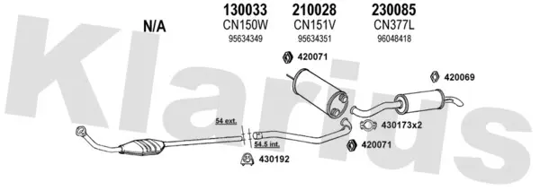 Изпускателна система KLARIUS             
