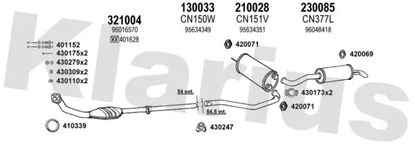 Изпускателна система KLARIUS             