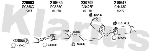 Изпускателна система KLARIUS             