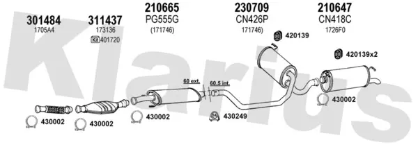 Изпускателна система KLARIUS             