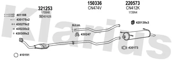Изпускателна система KLARIUS             