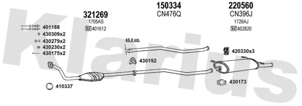 Изпускателна система KLARIUS             