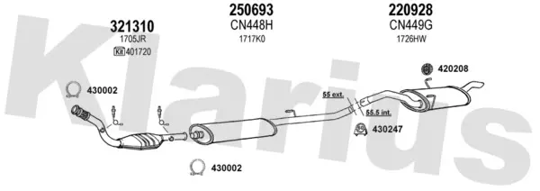 Изпускателна система KLARIUS             