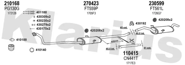 Изпускателна система KLARIUS             