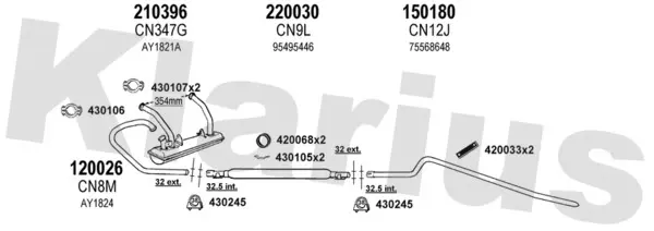 Изпускателна система KLARIUS             
