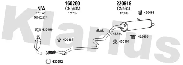 Изпускателна система KLARIUS             