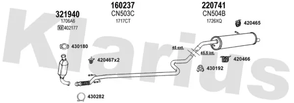 Изпускателна система KLARIUS             