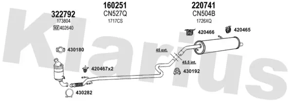 Изпускателна система KLARIUS             