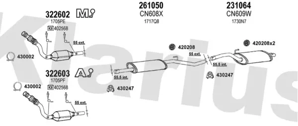 Изпускателна система KLARIUS             